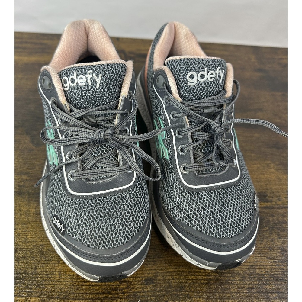 Gravity Defyer G-defy Orthopedic Walking Sneakers Women's Size 8 Shoes Gray Pink - Picture 5 of 16